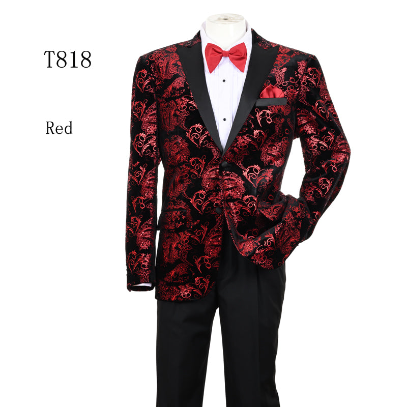 Tuxedo jacket. Luxurious velvet. TOC -818