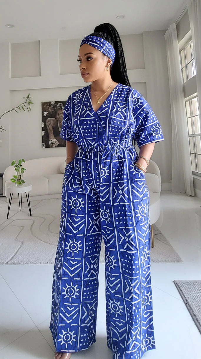 Ankara Wide-Leg Jumpsuit KVZ40 D