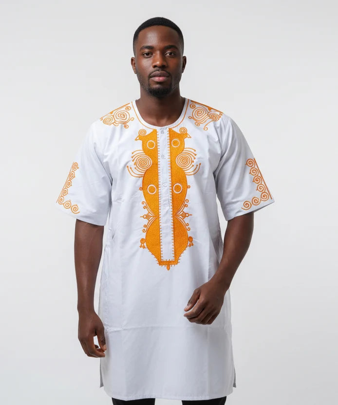 Tunic Shirt / Men/ Unisex/ Embroidery