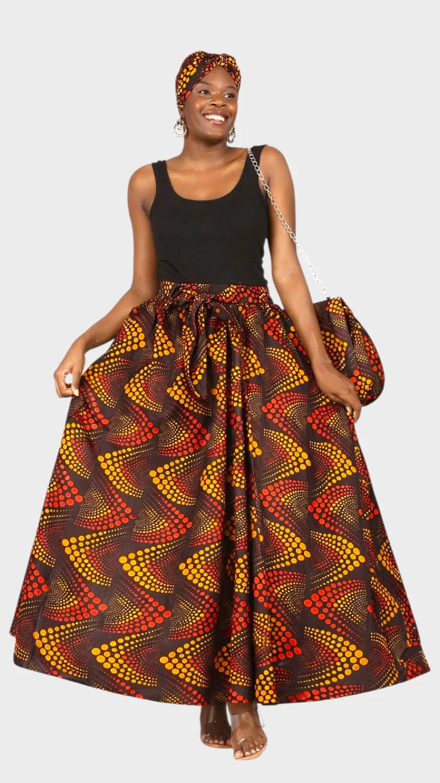 Combo Long Skirt & Pocketbook Set 1351