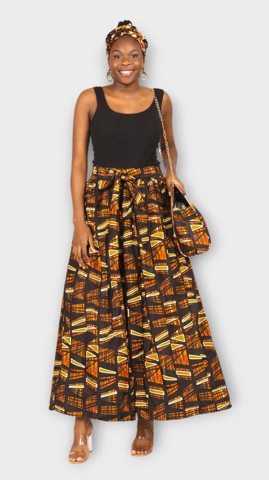 Combo Long Skirt & Pocketbook Set 1351 F