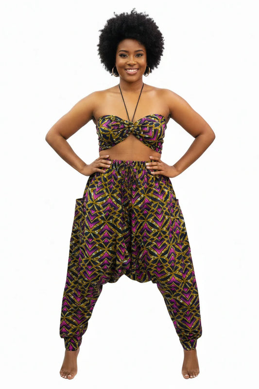 Harem Pant With Zipper Bottom S5