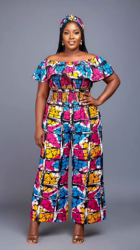 Romper / Junpsuit With Ruffle - KVZ09