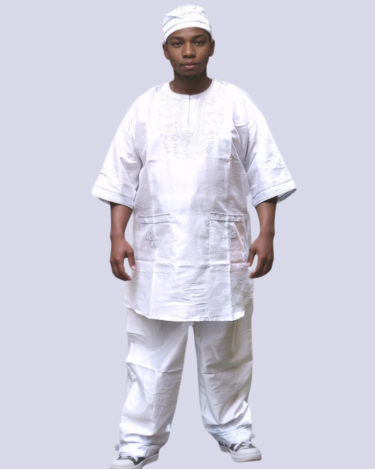 Men's 3Pcs Silk Embroidery Set