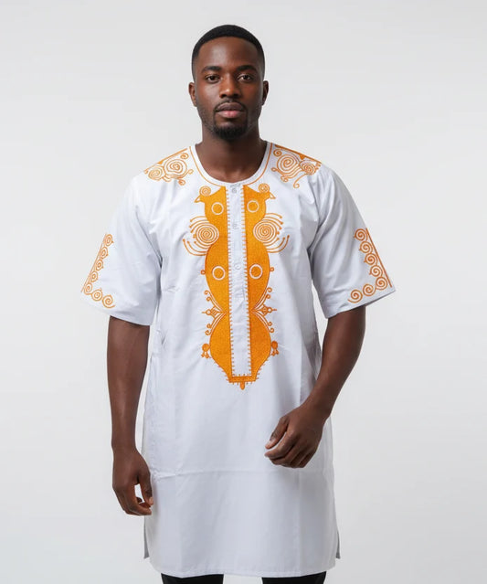 Tunic Shirt / Men/ Unisex/ Embroidery