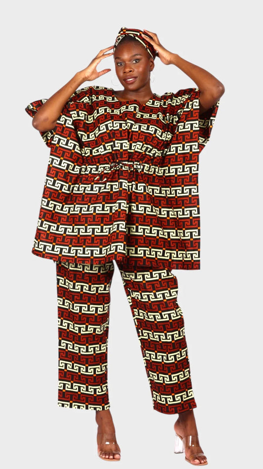 Peplum / kaftan Top & Pant Set 806